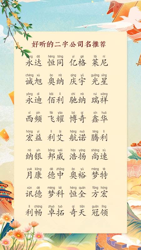 好的公司名字